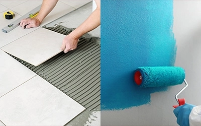 Maler-Fliesenarbeiten